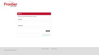 
                            1. Frontier Secure - Sign In