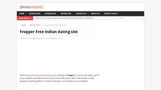 
                            1. Fropper Free Indian dating site - datingwebsites.co.in