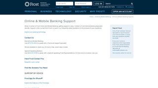 
                            4. Frost Online & Mobile Banking Support | Frost - Frost Bank