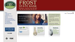 
                            6. Frost State Bank Home