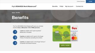 
                            5. Fry's REWARDS World Mastercard® | Rewards …