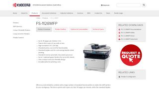 
                            4. FS-1128MFP | Products | KYOCERA Document Solutions