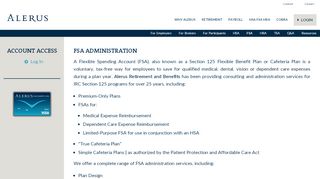 
                            4. FSA Administration Solutions | Alerus RB