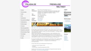 
                            6. FSJ-ADiA.de - Träger Vereine - AFS Interkulturelle ...