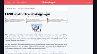 
                            5. FSNB Bank Online Banking Login | Sign in Guide