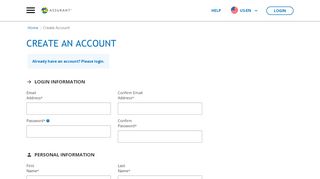 
                            9. FSP Create an Account | Assurant