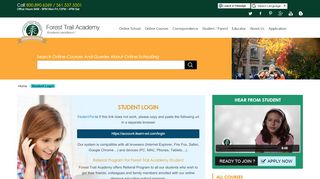 
                            1. FTA Student Login | Forest Trail Academy Student portal