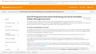 
                            5. FTP-Programm: Keine Verbindung mehr zum Server | STRATO