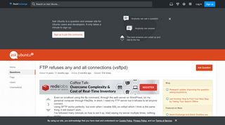 
                            3. FTP refuses any and all connections (vsftpd) - Ask Ubuntu