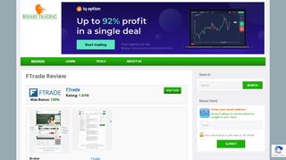 
                            8. FTrade | Binary Trading