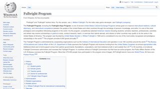 
                            9. Fulbright Program - Wikipedia