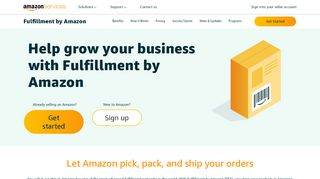 
                            4. Fulfillment By Amazon (FBA) fulfillment services - Amazon.com