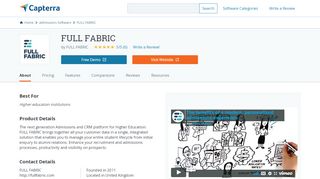 
                            3. FULL FABRIC Reviews and Pricing - 2019 - Capterra