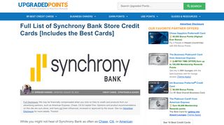 
                            10. Full List of 115 Synchrony Bank Store Credit Cards [Includes Best Ones]