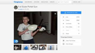 
                            2. Full Scale Portal Gun by pleppik - Thingiverse