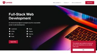 
                            1. Full-Stack Web Development | Lambda School