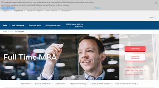 
                            1. Full Time MBA | ESADE