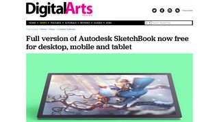 
                            8. Full version of Autodesk SketchBook now free for desktop, mobile and ...