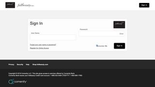 
                            1. fullbeauty Credit Card - Sign In