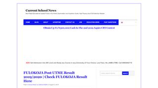 
                            6. FULOKOJA Post UTME Result 2019/2020 | Check FULOKOJA Result ...