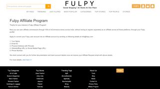 
                            9. Fulpy Affiliate Program - Fulpy Social Shopping