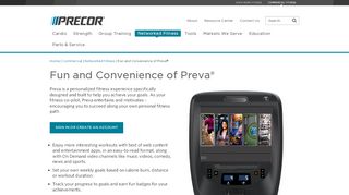 
                            4. Fun and Convenience of Preva - Precor (US)