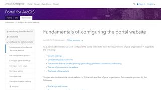 
                            8. Fundamentals of configuring the portal website—Portal for ArcGIS ...