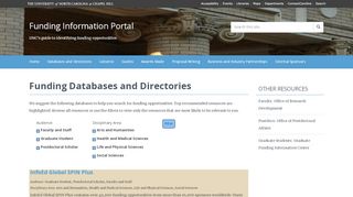 
                            3. Funding Databases and Directories | Funding Information Portal