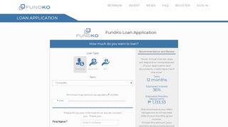 
                            2. Fundko Online Loans Application