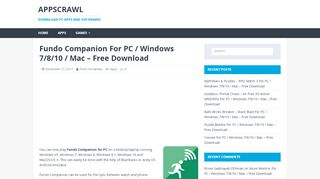 
                            8. Fundo Companion For PC / Windows 7/8/10 / …