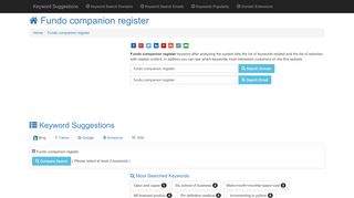 
                            6. Fundo companion register