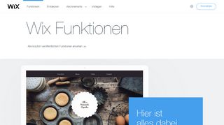 
                            5. Funktionen von Wix für Ihre professionelle Website | Wix.com