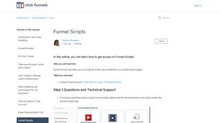 
                            1. Funnel Scripts – ClickFunnels