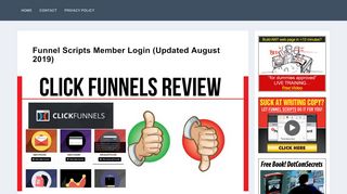 
                            6. Funnel Scripts Member Login (Updated August 2019)