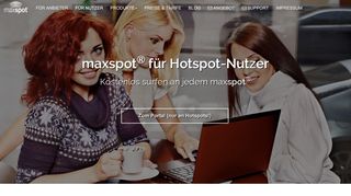 
                            2. Für Hotspot-Nutzer | maxspot®