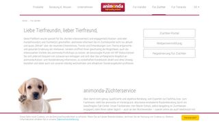 
                            5. Für Züchter | animonda petcare gmbh