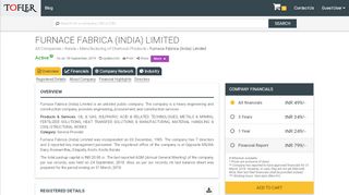 
                            8. Furnace Fabrica (India) Limited - Financial Reports ...