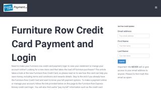 
                            7. Furniture Row Credit Card Payment - Login - …