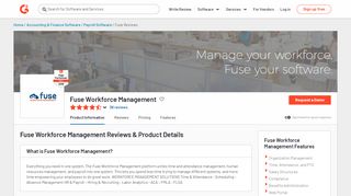 
                            5. Fuse Workforce Management Reviews 2018 | G2