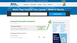 
                            9. fusesport Jobs at Work In Sports