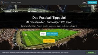 
                            9. Fussball Tippspiel - Die erste Bundesliga tippen