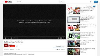 
                            7. FUT Origin Login Verification - YouTube