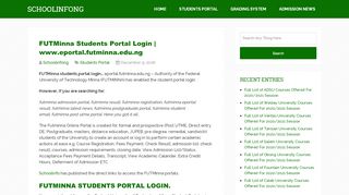 
                            3. FUTMinna Students Portal Login | www.eportal.futminna.edu ...
