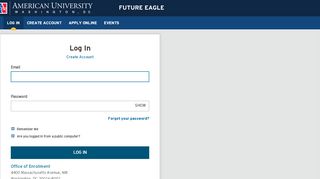 
                            1. Future Eagle Portal - American University