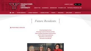 
                            4. Future Residents | Youngstown State University - YSU.edu