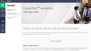 
                            8. FutureStep™ workplace savings plan - Group retirement ...