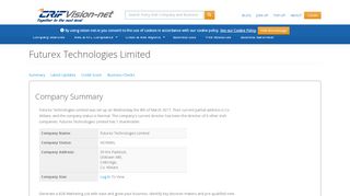 
                            6. Futurex Technologies Limited - Irish Company Info - Vision-Net