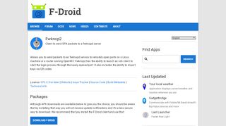 
                            7. Fwknop2 | F-Droid - Free and Open Source Android App Repository