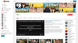 
                            8. FXX - YouTube