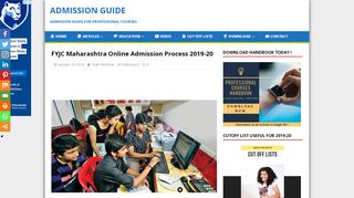 
                            8. FYJC Maharashtra Online Admission Process 2019-20 ...